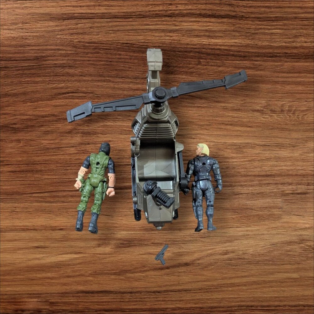 The‎ Corps 2 Action Figures With Helicopter Toy Set